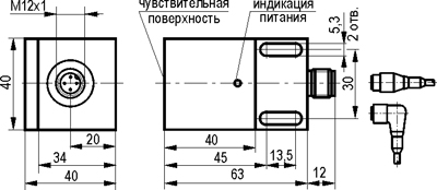 Габариты ISAN IC131P-32P-30-PS4